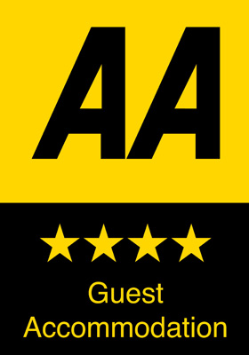 AA 4-star rating for The Abbey Hotel, Bury St Edmunds, Suffolk